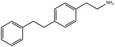 2-(4-苯乙基苯基)-乙胺分子式结构图