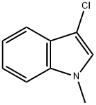 3-氯-1-甲基-1H-吲哚分子式结构图