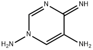 1,5(4H)-Pyrimidinediamine,4-imino-(9CI)分子式结构图