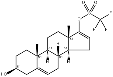 Abiraterone Related CoMpound 2 (Prasterone Triflate)分子式结构图