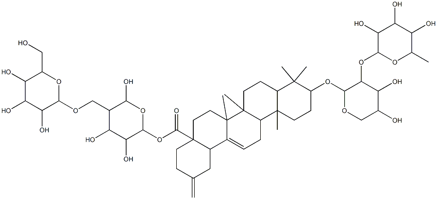 yemuoside YM(12)分子式结构图