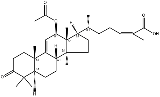 12Β-乙酰氧基黑老虎酸分子式结构图