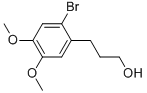 3-(2-BROMO-4,5-DIMETHOXY-PHENYL)-PROPAN-1-OL分子式结构图