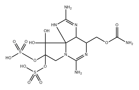 11-hydroxysaxitoxin sulfate分子式结构图