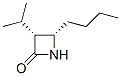 2-Azetidinone,4-butyl-3-(1-methylethyl)-,cis-(9CI)分子式结构图