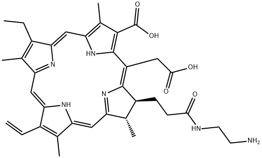 chlorin e6 monoethylenediamine monoamide分子式结构图