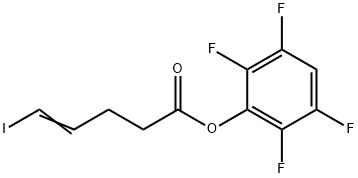 2,3,5,6-tetrafluorophenyl-5-iodo-4-pentenoate分子式结构图