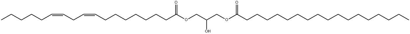 1-Stearoyl-3-Linoleoyl-rac-glycerol分子式结构图