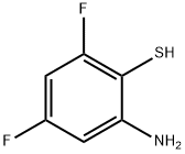 2-氨基-4,6-二氟苯硫酚分子式结构图