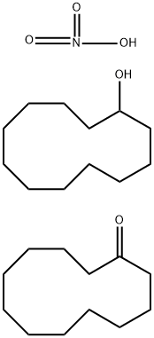 Nitric acid, reaction products with cyclododecanol and cyclododecanone, by-products from, high-boiling fraction, Me esters分子式结构图