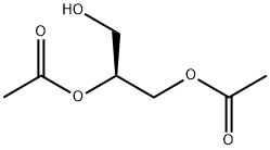 1,2,3-Propanetriol, 1,2-diacetate, (S)-分子式结构图