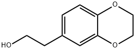 2-(2,3-二氢苯并[B][1,4]二氧杂芑-6-基)乙醇分子式结构图