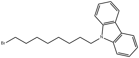 9-(8-溴辛基)-9H-咔唑分子式结构图