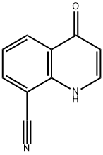 4-Oxo-1,4-dihydro-quinoline-8-carbonitrile分子式结构图