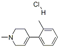 1-甲基-4-(2′-甲基苯基)-1,2,3,6-四氢吡啶盐酸盐分子式结构图