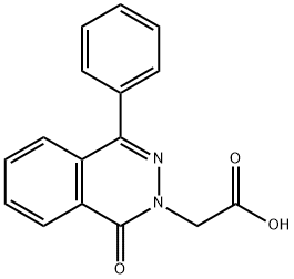 (1-氧代-4-苯酞-2(1H)-基)乙酸 0.7H2O分子式结构图