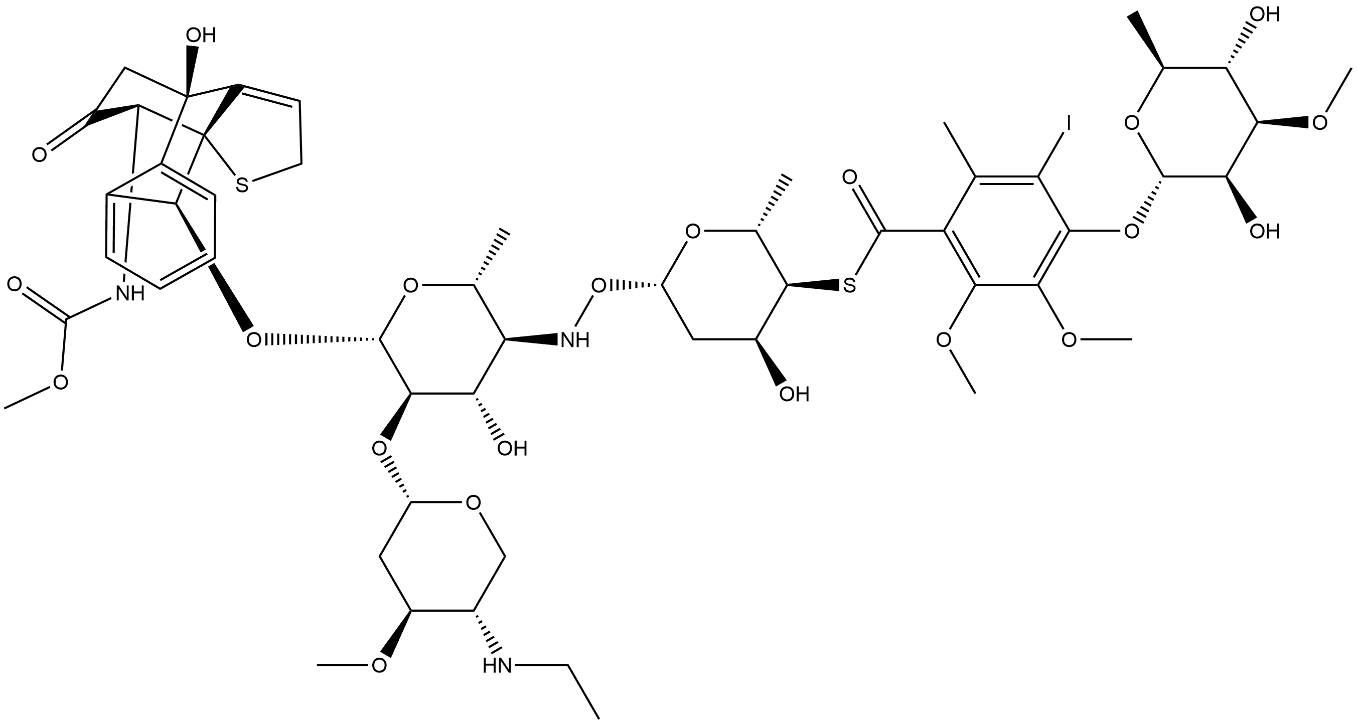 calicheamicin epsilon分子式结构图