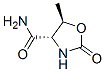 4-Oxazolidinecarboxamide,5-methyl-2-oxo-,(4S-trans)-(9CI)分子式结构图