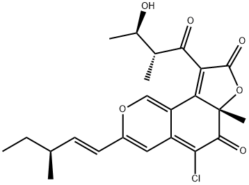 CHAETOVIRIDIN A分子式结构图