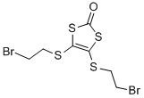 4,5-Bis-(2-bromo-ethylsulfanyl)-[1,3]dithiol-2-one分子式结构图