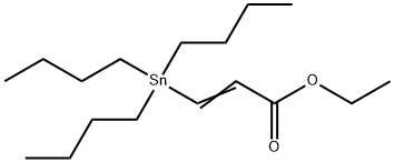 ETHYL-3-(TRI-N-BUTYLTIN)PROPENOATE分子式结构图