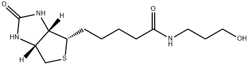 1H-Thieno[3,4-d]iMidazole-4-pentanaMide, hexahydro-N-(3-hydroxypropyl)-2-oxo-, (3aS,4S,6aR)-分子式结构图