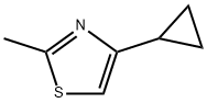 4-环丙基-2-甲硫基唑分子式结构图