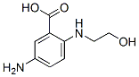 Benzoic acid, 5-amino-2-[(2-hydroxyethyl)amino]- (9CI)分子式结构图