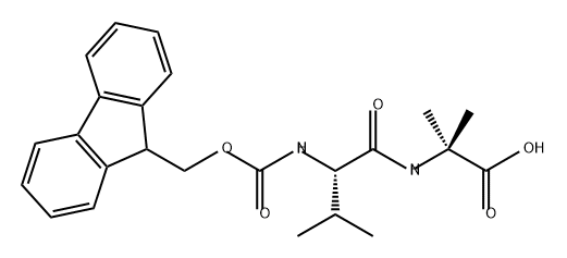 Fmoc-Val-Aib-OH分子式结构图