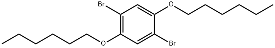 1,4-二溴-2,5-双(己氧基)苯分子式结构图