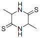 2,5-Piperazinedithione,3,6-dimethyl-(9CI)分子式结构图