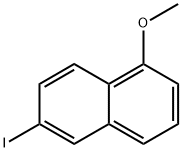 Naphthalene, 6-iodo-1-methoxy- (9CI)分子式结构图