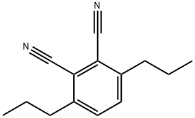 1,2-Benzenedicarbonitrile 3,6-dipropyl分子式结构图