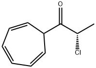 1-Propanone, 2-chloro-1-(2,4,6-cycloheptatrien-1-yl)-, (S)- (9CI)分子式结构图