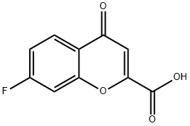 7-氟-4-氧代-4H-色烯-2-羧酸分子式结构图