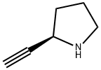 (2R)-2-ethynyl-Pyrrolidine分子式结构图