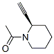 Piperidine, 1-acetyl-2-ethynyl-, (R)- (9CI)分子式结构图