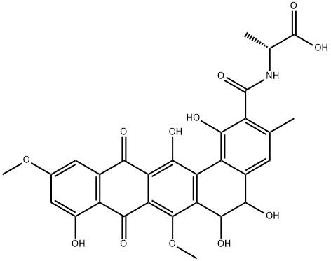 Pradimicin N分子式结构图