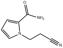 1H-Pyrrole-2-carboxamide,1-(2-cyanoethyl)-(9CI)分子式结构图