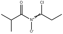 Propanimidoyl  chloride,  N-(2-methyl-1-oxopropyl)-,  N-oxide  (9CI)分子式结构图