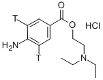 PROCAINE HYDROCHLORIDE, [3,5-3H]分子式结构图