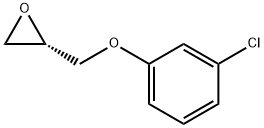 (S)-2-((3-氯苯氧基)甲基)环氧乙烷分子式结构图