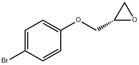 (S)-2-((4-溴苯氧基)甲基)环氧乙烷分子式结构图