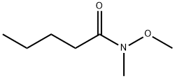 N-甲氧基-N-甲基戊酰胺分子式结构图