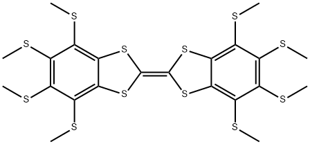 OCTAMETHYLTHIO-DIBENZO-TETRATHIAFULVALENE分子式结构图