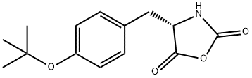 (S)-4-[4-(叔丁氧基)苄基]噁唑烷-2,5-二酮分子式结构图