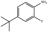 BENZENAMINE, 4-(1,1-DIMETHYLETHYL)-2-FLUORO-分子式结构图