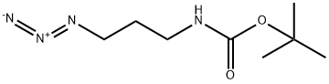 N-BOC-3-叠氮基-丙胺分子式结构图