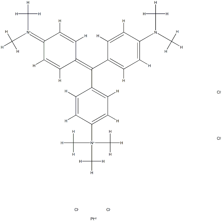 platinum methyl green complex分子式结构图