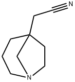 1-Azabicyclo[3.2.1]octane-5-acetonitrile(9CI)分子式结构图